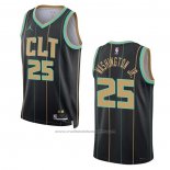 Maillot Charlotte Hornets P.J. Washington JR. #25 Ville 2022-23 Noir