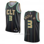 Maillot Charlotte Hornets Terry Rozier III #3 Ville 2022-23 Noir