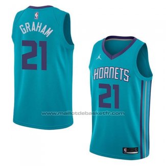 Maillot Charlotte Hornets Treveon Graham #21 Icon 2018 Vert