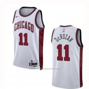 Maillot Chicago Bulls Demar Derozan #11 Ville 2022-23 Blanc