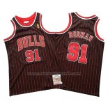 Maillot Chicago Bulls Dennis Rodman #91 Mitchell & Ness Noir