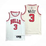 Maillot Chicago Bulls Dwyane Wade #3 Association 2021 Blanc