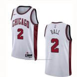 Maillot Chicago Bulls Lonzo Ball #2 Ville 2022-23 Blanc