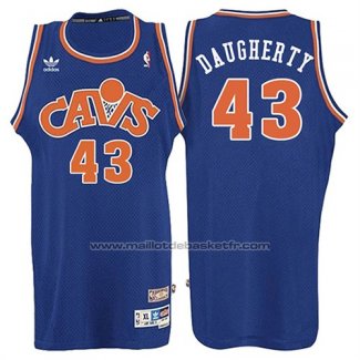 Maillot Cleveland Cavaliers Brad Daugherty #43 Retro 2008 Bleu