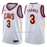 Maillot Cleveland Cavaliers Isaiah Thomas #3 2017-18 Blanc