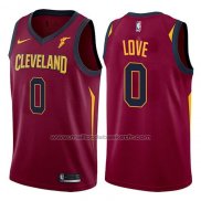 Maillot Cleveland Cavaliers Kevin Love #0 2017-18 Rouge
