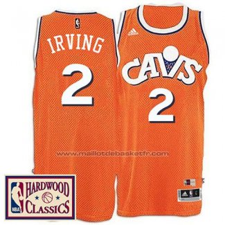 Maillot Cleveland Cavaliers Kyrie Irving #2 Retro Orange