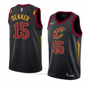 Maillot Cleveland Cavaliers Sam Dekker #15 Statement 2018 Noir