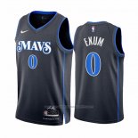 Maillot Dallas Mavericks Dante Exum #0 Ville 2023-24 Bleu