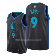 Maillot Dallas Mavericks Isaiah Roby #9 Ville Noir