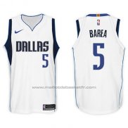 Maillot Dallas Mavericks J.j. Barea #5 2017-18 Blanc