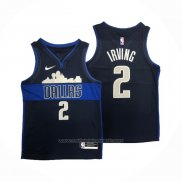 Maillot Dallas Mavericks Kyrie Irving #2 Statement Bleu