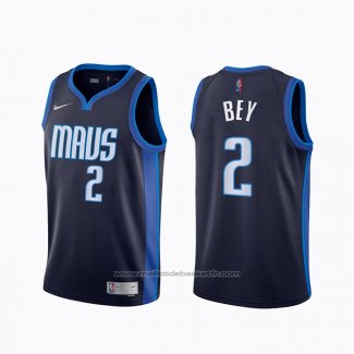 Maillot Dallas Mavericks Tyler Bey #2 Earned 2020-21 Bleu