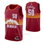 Maillot Denver Nuggets Aaron Gordon #50 Ville 2020-21 Rouge