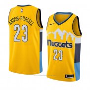 Maillot Denver Nuggets Devaughn Akoon-Purcell #23 Statement 2018 Jaune