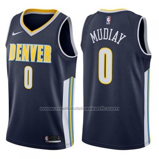 Maillot Denver Nuggets Emmanuel Mudiay #0 Icon 2017-18 Bleu