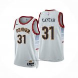 Maillot Denver Nuggets Vlatko Cancar #31 Ville 2022-23 Blanc