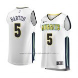 Maillot Denver Nuggets Will Barton #5 Association 2017-18 Blanc