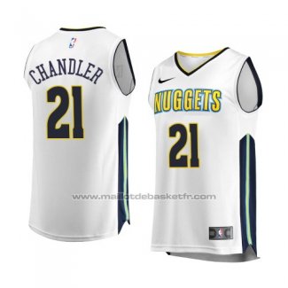 Maillot Denver Nuggets Wilson Chandler #21 Association 2017-18 Blanc