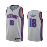 Maillot Detroit Pistons Jordan Bone #18 Statement 2020-21 Gris