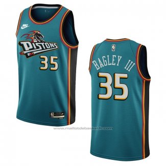 Maillot Detroit Pistons Marvin Bagley III #35 Classic 2022-23 Vert