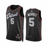 Maillot Detroit Pistons Monte Morris #5 Ville 2023-24 Noir