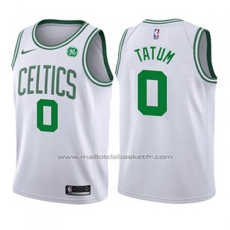 Maillot Enfant Boston Celtics Jayson Tatum #0 Association 2017-18 Blanc