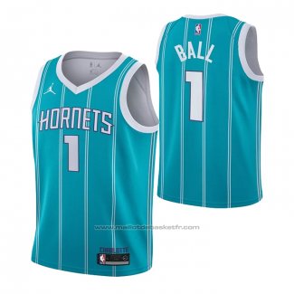 Maillot Enfant Charlotte Hornets LaMelo Ball #1 Icon 2022-23 Vert