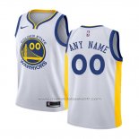 Maillot Enfant Golden State Warriors Personnalise 2017-18 Blanc