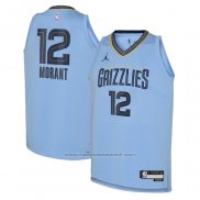 Maillot Enfant Memphis Grizzlies Ja Morant #12 Statement 2022-23 Bleu