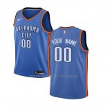 Maillot Enfant Oklahoma City Thunder Personnalise 17-18 Bleu