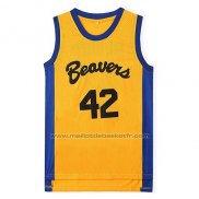 Maillot Film Beavers Howard #42 Jaune