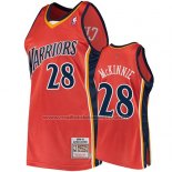 Maillot Golden State Warriors Alfonzo Mckinnie #28 2009-10 Hardwood Classics Orange