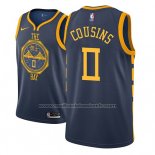 Maillot Golden State Warriors Demarcus Cousins #0 Ville 2018-19 Bleu