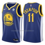 Maillot Golden State Warriors Klay Thompson #11 2017-18 Bleu