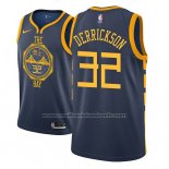 Maillot Golden State Warriors Marcus Derrickson #32 Ville 2018-19 Bleu