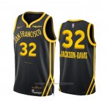 Maillot Golden State Warriors Trayce Jackson-davis #32 Ville 2023-24 Noir