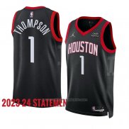 Maillot Houston Rockets Amen Thompson #1 Statement 2023-24 Noir