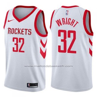 Maillot Houston Rockets Brandan Wright #32 Association 2017-18 Blanc