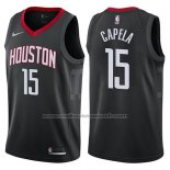 Maillot Houston Rockets Clint Capela #15 Statement 2017-18 Noir