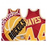 Maillot Houston Rockets Elvin Hayes #44 Mitchell & Ness Big Face Rouge