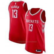 Maillot Houston Rockets James Harden #13 Icon Authentique Rouge