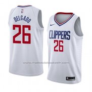 Maillot Los Angeles Clippers Angel Delgado #26 Association 2018 Blanc