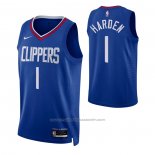 Maillot Los Angeles Clippers James Harden #1 Icon Bleu