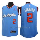 Maillot Los Angeles Clippers Kawhi Leonard #2 2019-20 Bleu