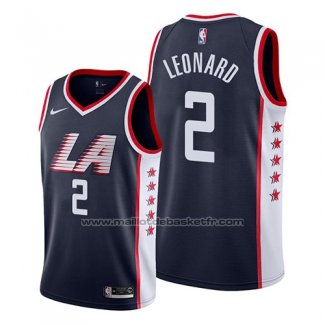 Maillot Los Angeles Clippers Kawhi Leonard #2 Ville 2019 Noir