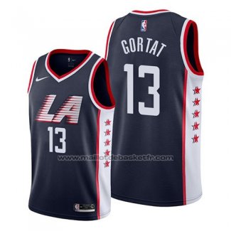 Maillot Los Angeles Clippers Marcin Gortat #13 Ville 2019 Bleu