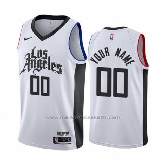 Maillot Los Angeles Clippers Personalizad Ville 2019-20 Blanc