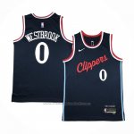 Maillot Los Angeles Clippers Russell Westbrook #0 Icon 2024-25 Bleu