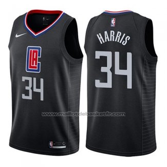 Maillot Los Angeles Clippers Tobias Harris #34 Statement 2019 Noir